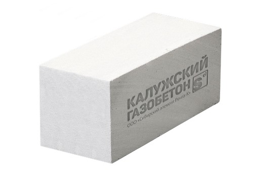 Газобетонные блоки Калужский D400 В2,5 625х250х350